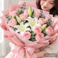 心动告白/粉玫瑰香水百合 缩略图2