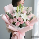 百事合意/粉玫瑰香水百合plus