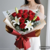 百事合意/粉玫瑰香水百合 缩略图2