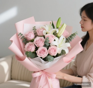 百事合意/粉玫瑰香水百合 缩略图1