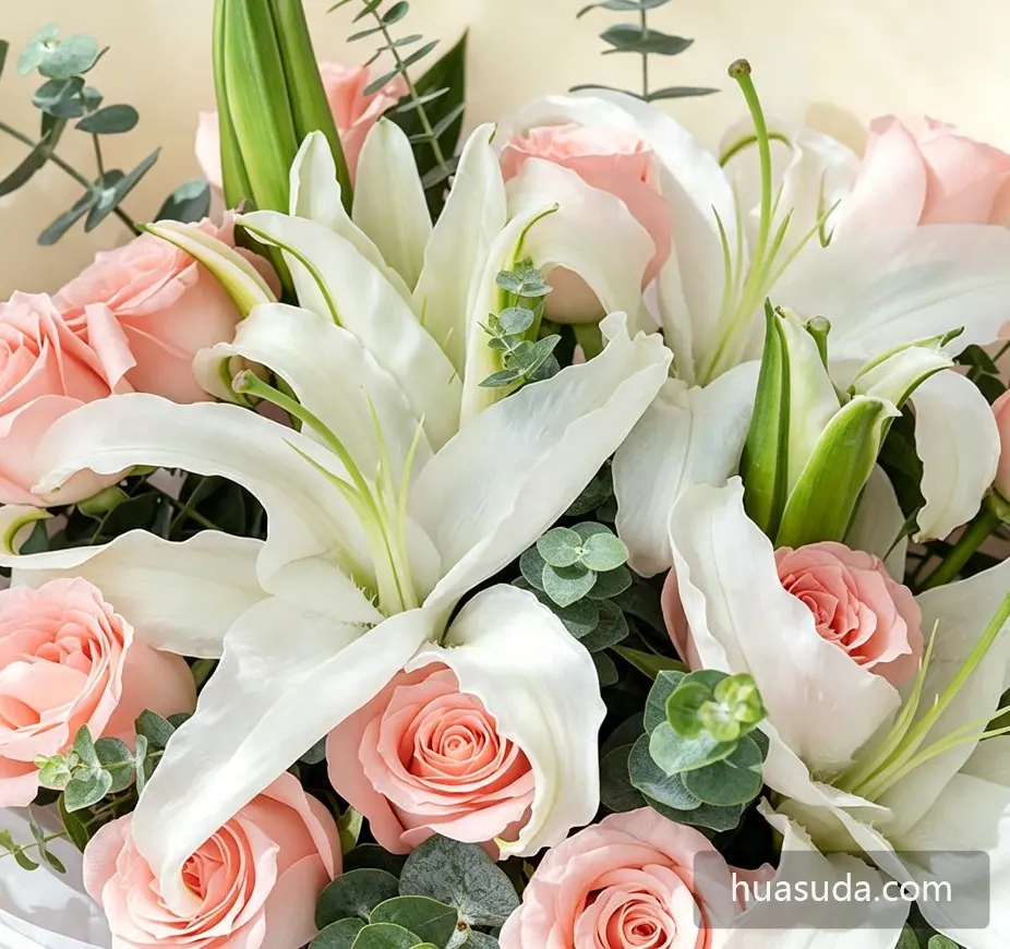 心动告白/粉玫瑰香水百合 详情图2