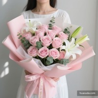 百事合意/粉玫瑰香水百合 详情图2
